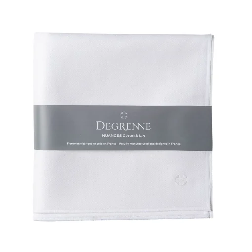 Cotton & Linen Shades White