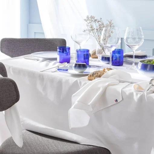 Cotton & Linen Shades White