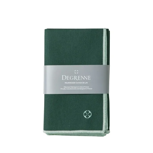 Emerald Green Cotton & Linen Shades
