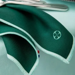 Emerald Green Cotton & Linen Shades