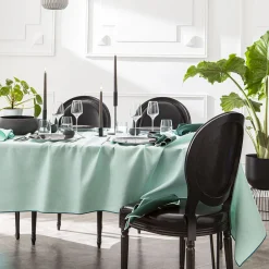 Mint Green Cotton & Linen Shades