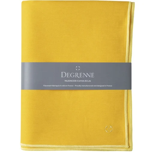 Sunflower Yellow Cotton & Linen Shades